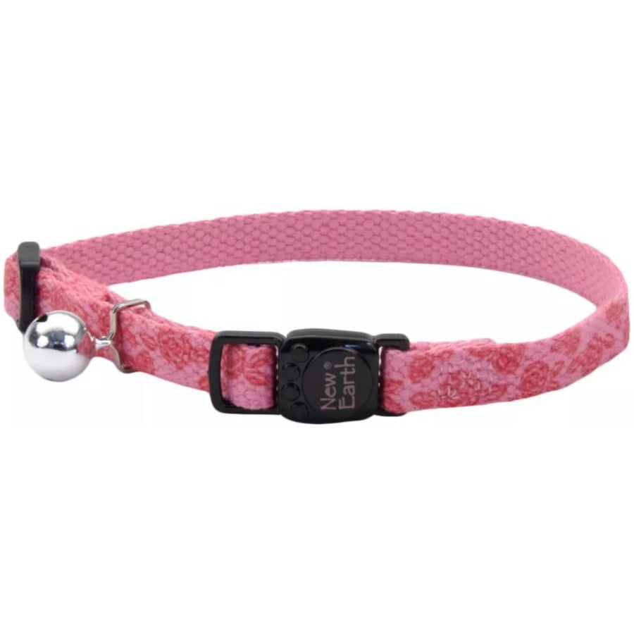 Coastal Pet New Earth Soy Printed Breakaway Cat Collar Rose Pattern-Cat-Coastal Pet-8-12"L x 3/8"W-