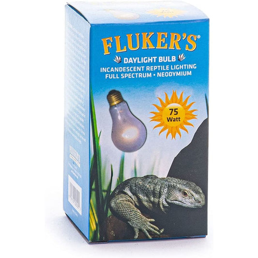 Flukers Neodymium Incandescent Full Spectrum Daylight Bulbs for Reptiles-Reptile-Flukers-75 watt-