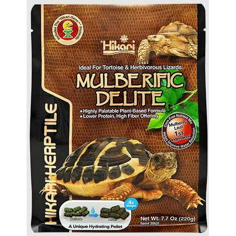 Hikari Herptile Mulberific Delite Tortoise Food-Reptile-Hikari-7.7 oz-