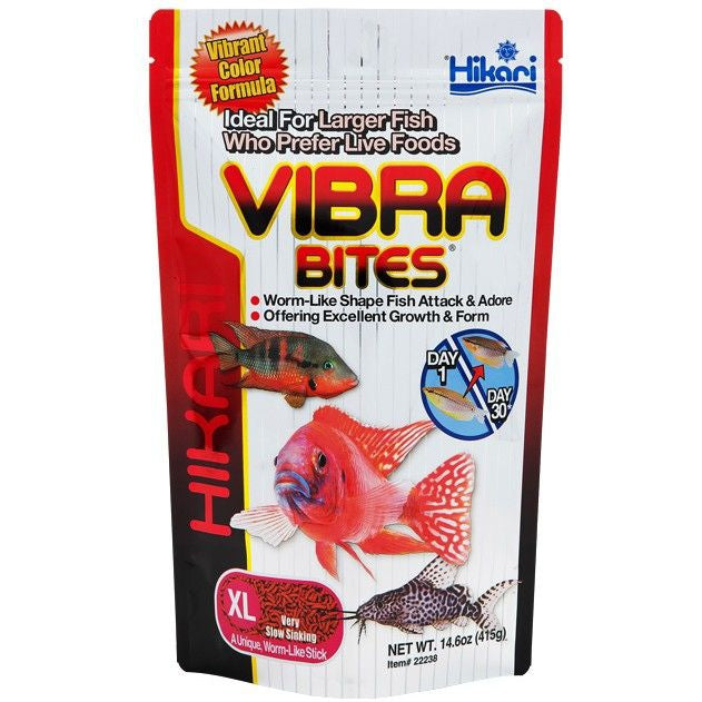 Hikari Vibra Bites Extra Large Tropical Fish Food-Fish-Hikari-14.6 oz-