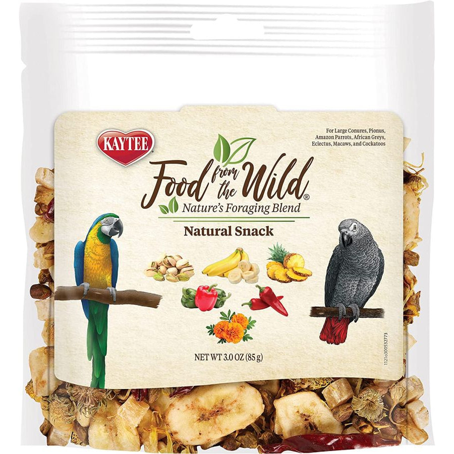 Kaytee Food From the Wild Natural Snack for Large Birds-Bird-Kaytee-3 oz-