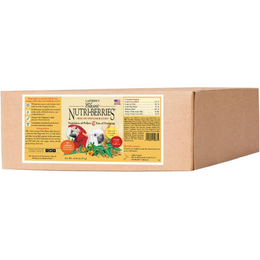 Lafeber Classic Nutri-Berries Macaw and Cockatoo Food-Bird-Lafeber-14 lb-