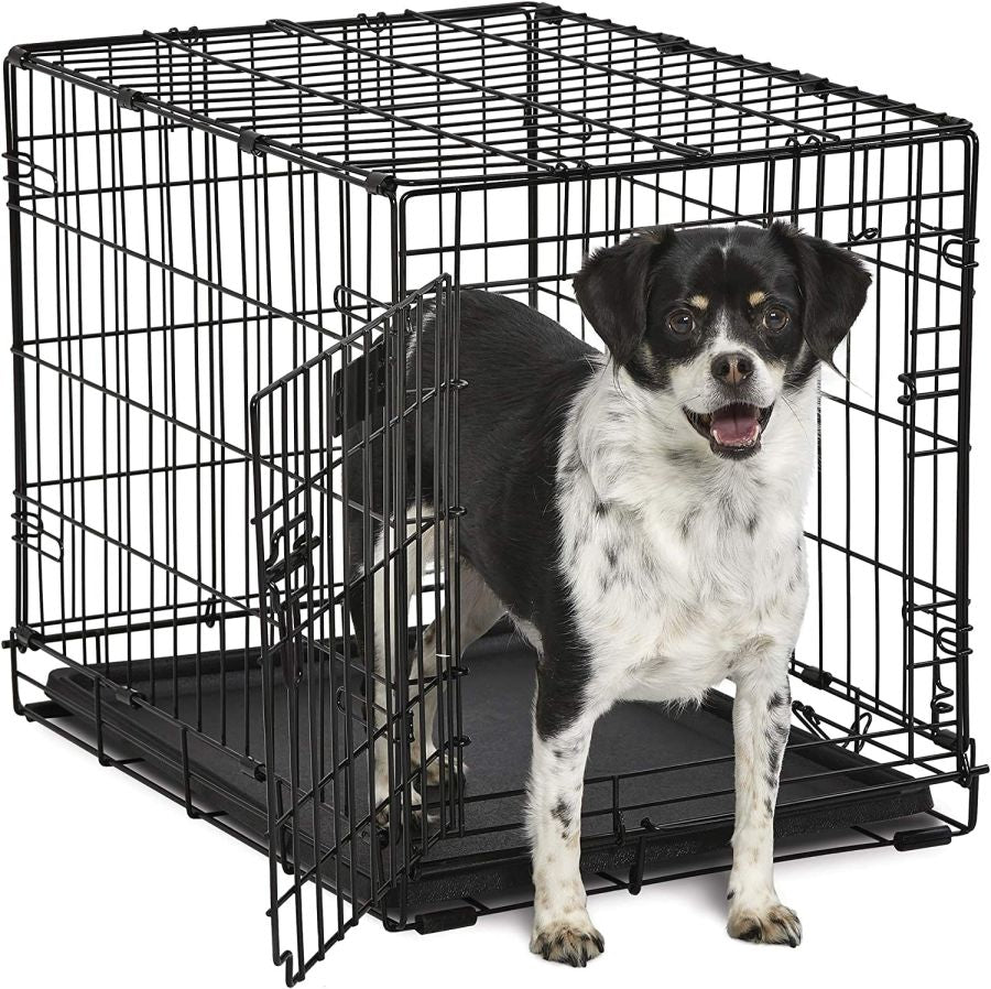 MidWest Contour Wire Dog Crate Single Door-Dog-Mid West-Small - 1 count-