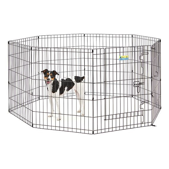 MidWest Contour Wire Exercise Pen with Door for Dogs and Pets-Dog-Mid West-30" tall - 1 count-