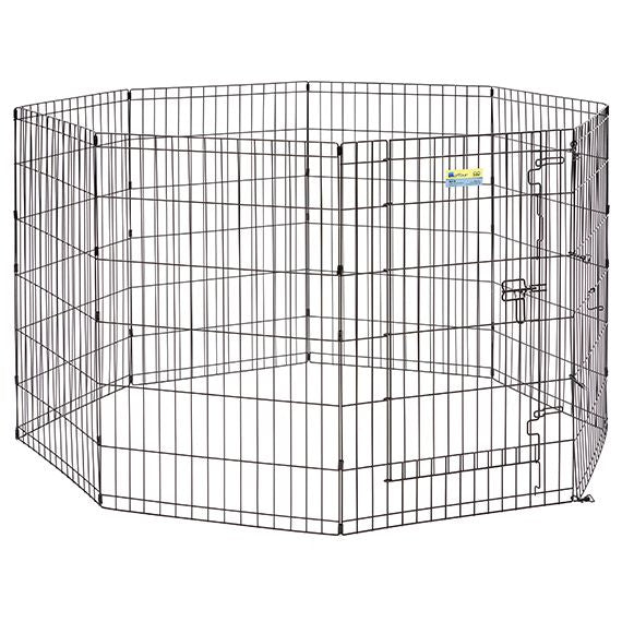 MidWest Contour Wire Exercise Pen with Door for Dogs and Pets-Dog-Mid West-36" tall - 1 count-