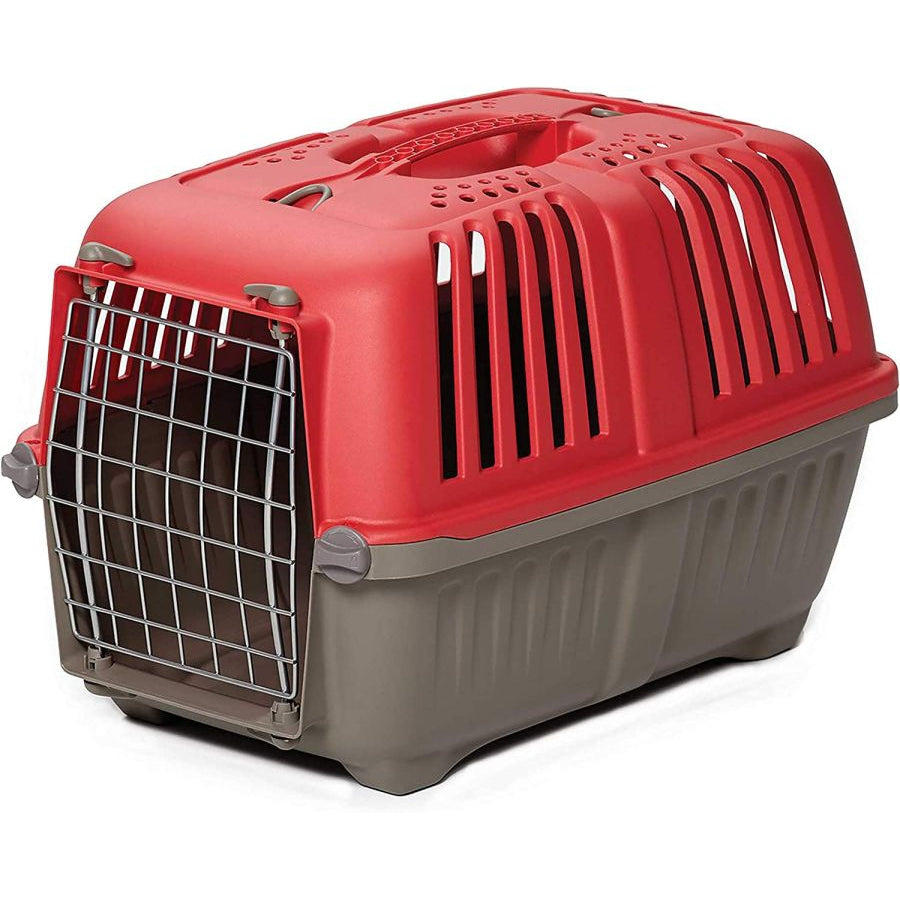 MidWest Spree Pet Carrier Red Plastic Dog Carrier-Dog-Mid West-X-Small - 1 count-