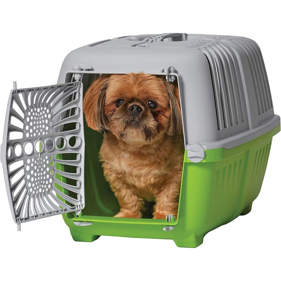 MidWest Spree Plastic Door Travel Carrier Green Pet Kennel-Dog-Mid West-Small - 1 count-