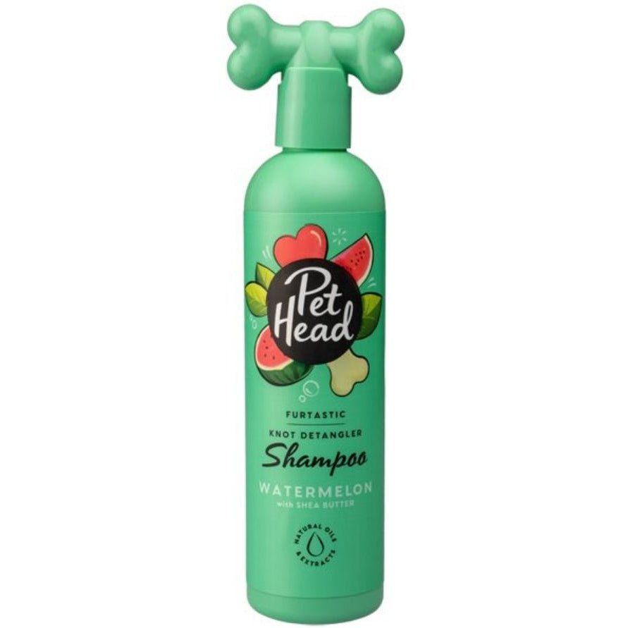 Pet Head Furtastic Knot Detangler Shampoo for Dogs Watermelon with Shea Butter-Dog-Pet Head-16 oz-