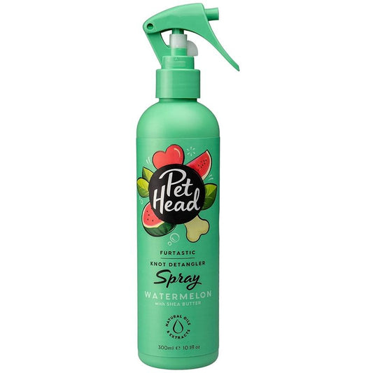 Pet Head Furtastic Knot Detangler Spray for Dogs Watermelon with Shea Butter-Dog-Pet Head-10.1 oz-