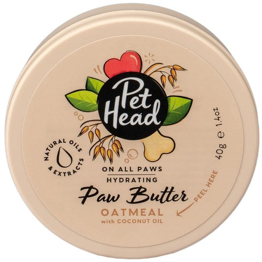 Pet Head Hydrating Paw Butter for Dogs Oatmeal with Coconut Oil-Dog-Pet Head-1.4 oz-