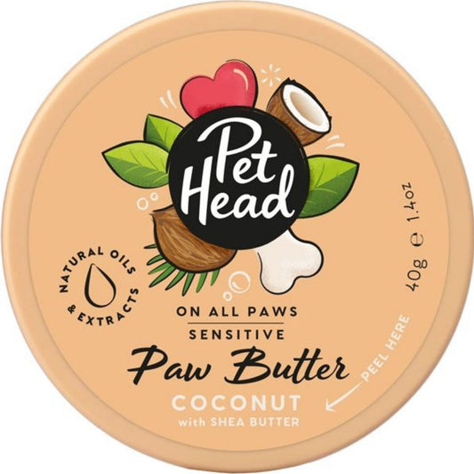 Pet Head Sensitive Paw Butter for Dogs Coconut with Shea Butter-Dog-Pet Head-1.4 oz-