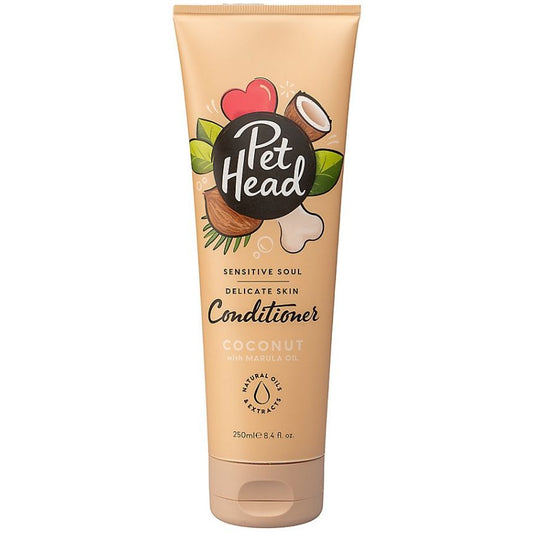 Pet Head Sensitive Soul Delicate Skin Conditioner for Dogs Coconut with Marula Oil-Dog-Pet Head-8.4 oz-