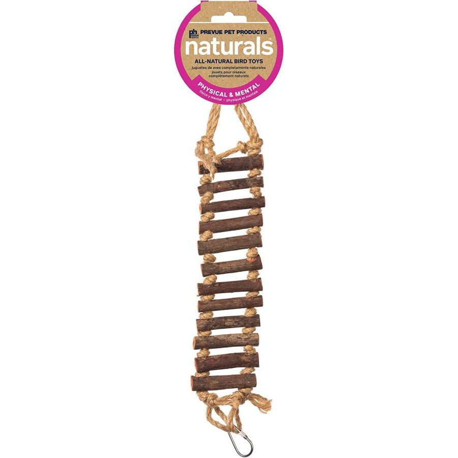 Prevue Naturals Wood and Rope Ladder Bird Toy-Bird-Prevue-Medium - 1 count-