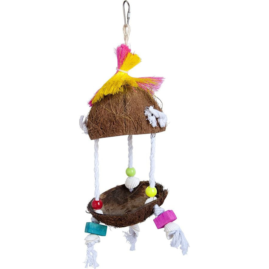 Prevue Tropical Teasers Tiki Hut Bird Toy-Bird-Prevue-1 count-