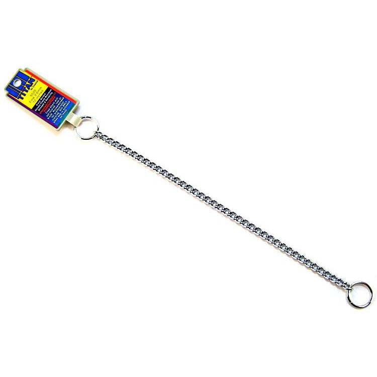 Titan Choke Chain Training Collar - Fine-Dog-Titan-12" Neck-