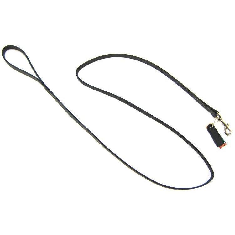 Circle T Leather Lead - 6' Long - Black-Dog-Circle T Leather-6' Long x 3/4" Wide-