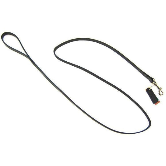Circle T Leather Lead - 6' Long - Black-Dog-Circle T Leather-6' Long x 3/4" Wide-