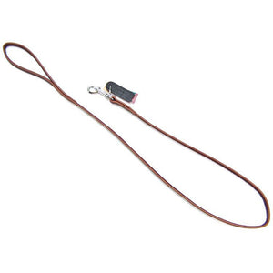 Circle T Latigo Leather Lead-Dog-Circle T Leather-4' Long x 3/8" Wide-