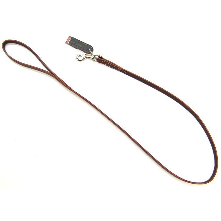 Circle T Latigo Leather Lead-Dog-Circle T Leather-4' Long x 5/8" Wide-
