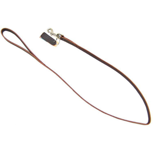 Circle T Latigo Leather Lead-Dog-Circle T Leather-4' Long x 3/4" Wide-