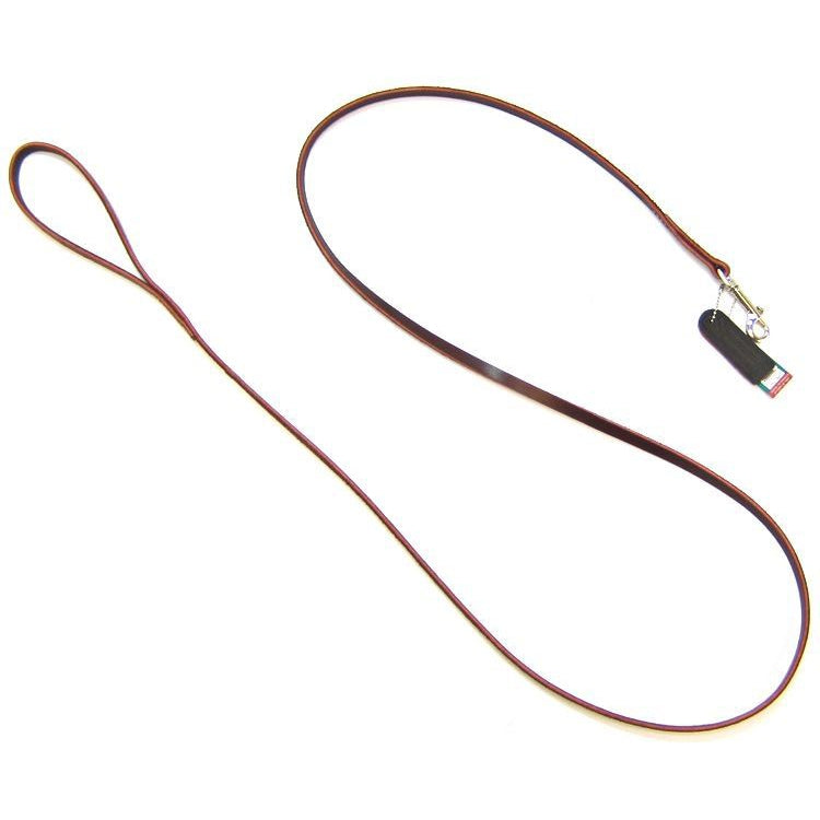 Circle T Latigo Leather Lead-Dog-Circle T Leather-6' Long x 3/8" Wide-