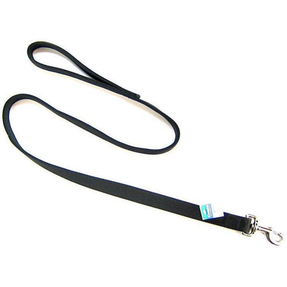 Coastal Pet Double Nylon Lead - Black-Dog-Coastal Pet-48" Long x 1" Wide-