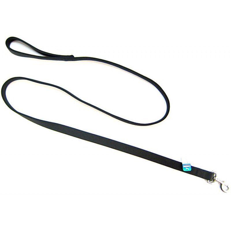 Coastal Pet Double Nylon Lead - Black-Dog-Coastal Pet-72" Long x 1" Wide-