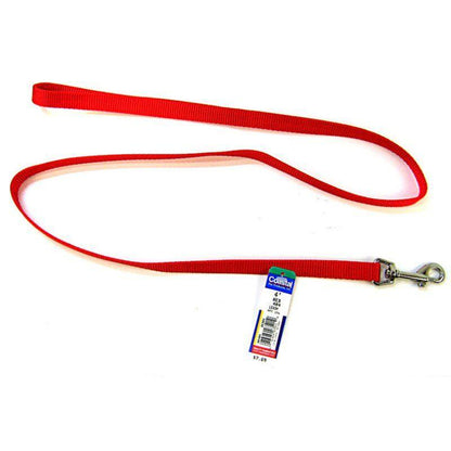 Coastal Pet Nylon Lead - Red-Dog-Coastal Pet-4' Long x 5/8" Wide-