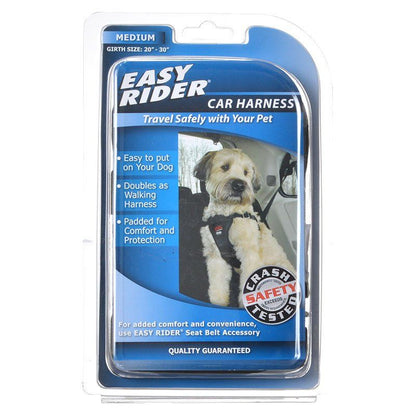 Coastal Pet Easy Rider Car Harness - Black-Dog-Coastal Pet-Medium (Girth Size 20"-30")-