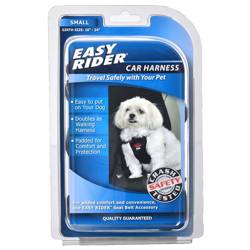 Coastal Pet Easy Rider Car Harness - Black-Dog-Coastal Pet-Small (Girth Size 16"-24")-