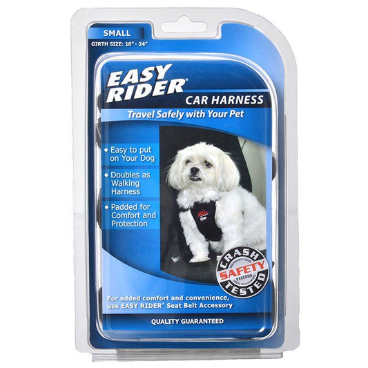 Coastal Pet Easy Rider Car Harness - Black-Dog-Coastal Pet-Small (Girth Size 16"-24")-