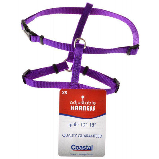 Tuff Collar Nylon Adjustable Dog Harness - Purple-Animals & Pet Supplies-BimBimPet-