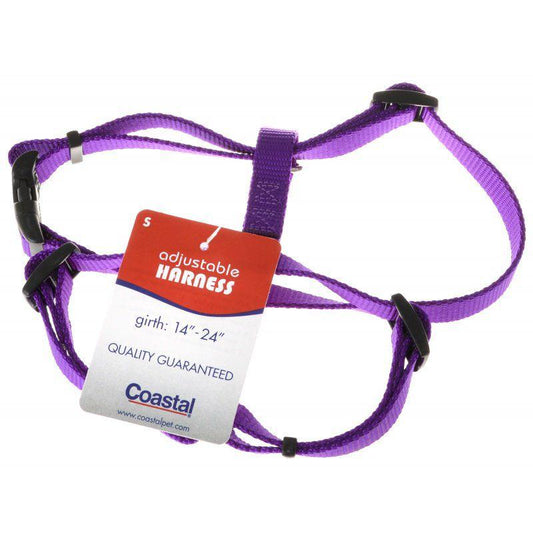 Tuff Collar Nylon Adjustable Harness - Purple-Animals & Pet Supplies-BimBimPet-