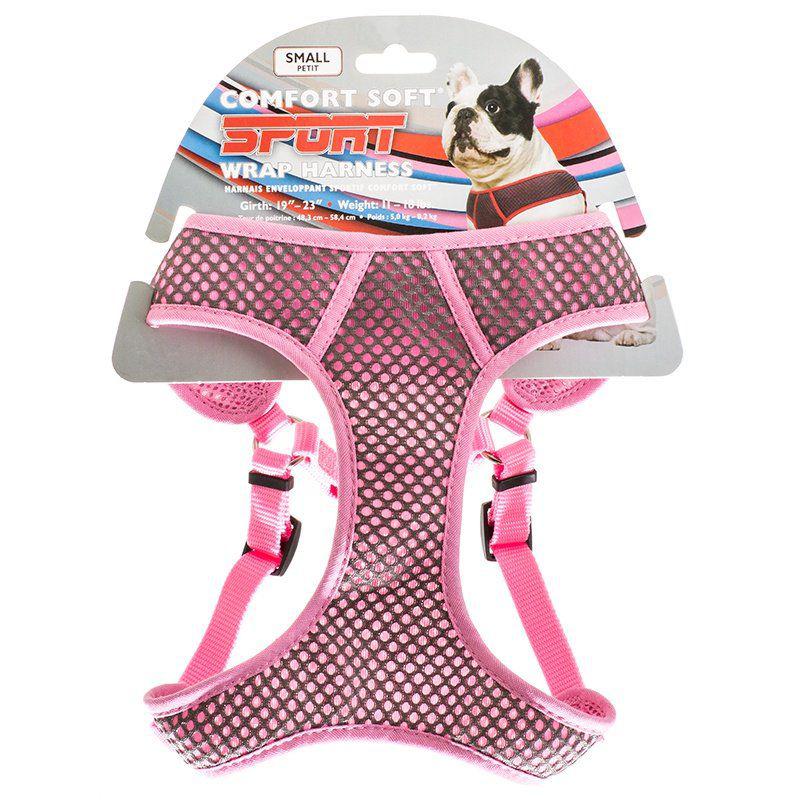 Coastal Pet Sport Wrap Adjustable Harness - Pink-Dog-Coastal Pet-Small (Girth Size 19"-23")-