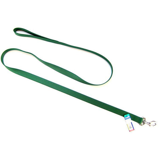 Coastal Pet Single Nylon Lead - Hunter Green-Dog-Coastal Pet-6' Long x 1" Wide-