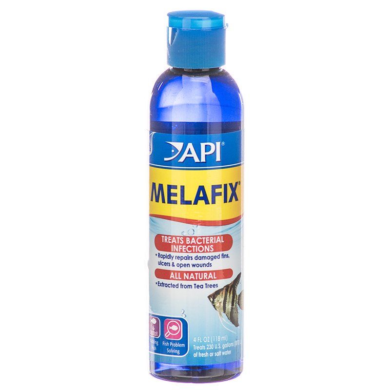 API MelaFix Antibacterial Fish Remedy-Fish-API-4 oz Bottle (Treats 236 Gallons)-