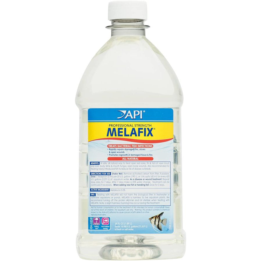 API MelaFix Antibacterial Fish Remedy-Fish-API-64 oz Bottle (Treats 18,900 Gallons)-