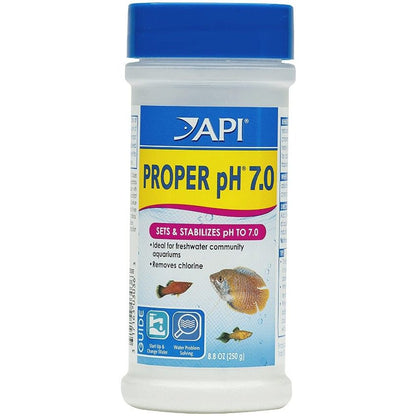 API Proper pH Adjuster for Aquariums-Fish-API-pH 7.0 - 250 Gram Jar-
