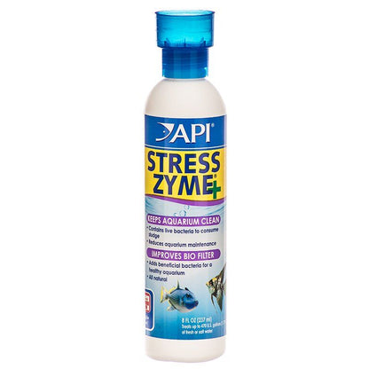 API Stress Zyme Plus-Fish-API-8 oz (Treats 480 Gallons)-