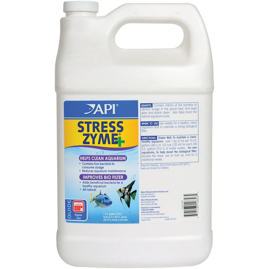 API Stress Zyme Plus-Fish-API-1 Gallon (Treats 7,560 Gallons)-