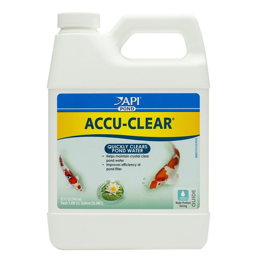 PondCare Accu-Clear Pond-Fish-Pond Care-32 oz (Treats 9,600 Gallons)-