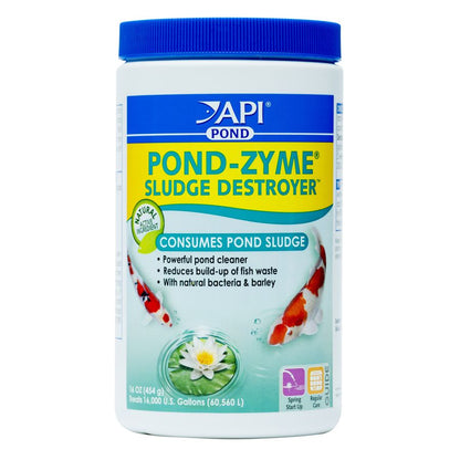 PondCare Pond Zyme with Barley Heavy Duty Pond Cleaner-Fish-Pond Care-1lb (Treats 16,000 Gallons)-