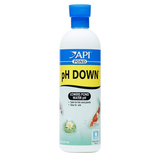 PondCare pH Down pH Adjuster-Fish-Pond Care-16 oz (Treats 2,400 Gallons)-