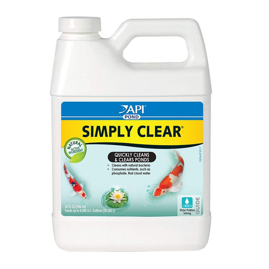 PondCare Simply-Clear Pond Clarifier-Fish-Pond Care-32 oz (Treats 8,000 Gallons)-