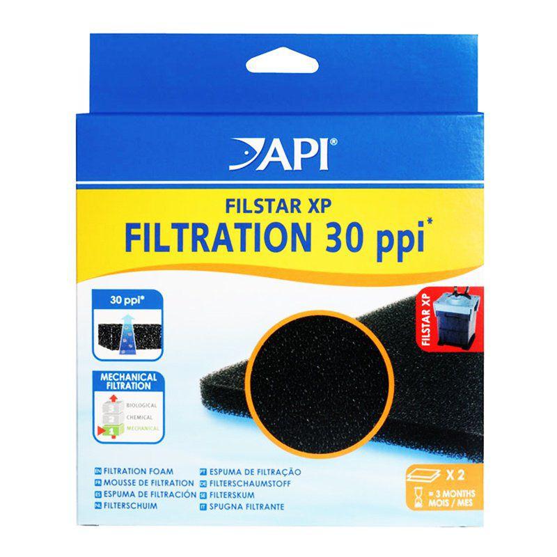 Rena Filstar Foam 30-Fish-API-30 PPI Foam Pads (2 Pack)-