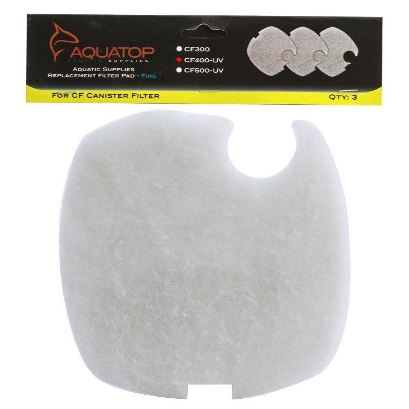 Aquatop Replacement Fine Filter Pads-Fish-Aquatop-For CF400-UV - Fine (3 Pack)-