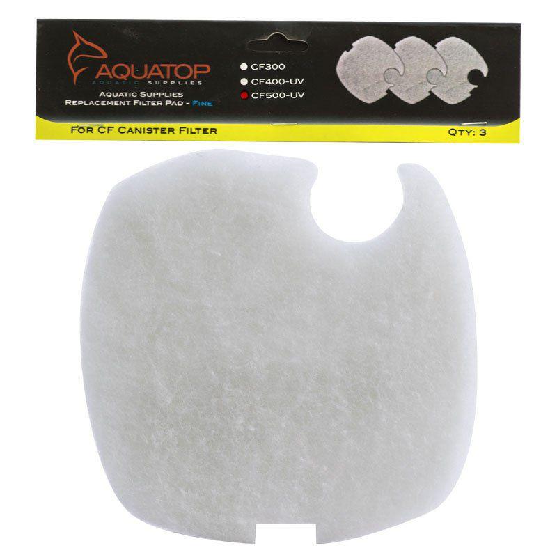 Aquatop Replacement Fine Filter Pads-Fish-Aquatop-For CF500-UV - Fine (3 Pack)-