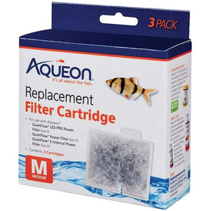 Aqueon QuietFlow Replacement Filter Cartridge-Fish-Aqueon-Medium (3 Pack)-