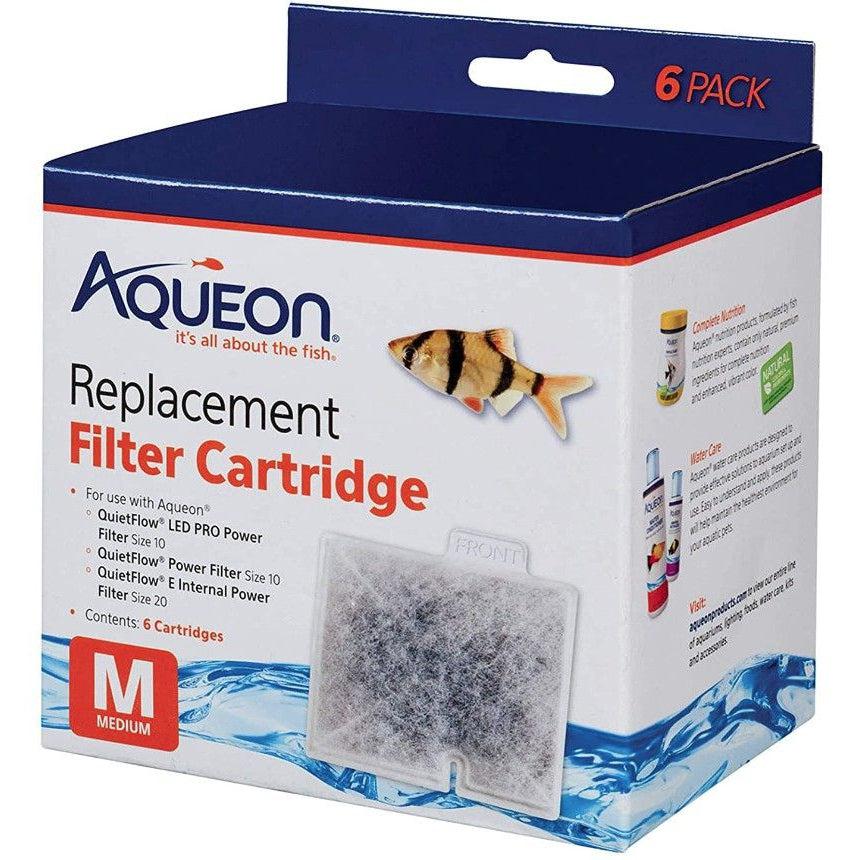 Aqueon QuietFlow Replacement Filter Cartridge-Fish-Aqueon-Medium (6 Pack)-