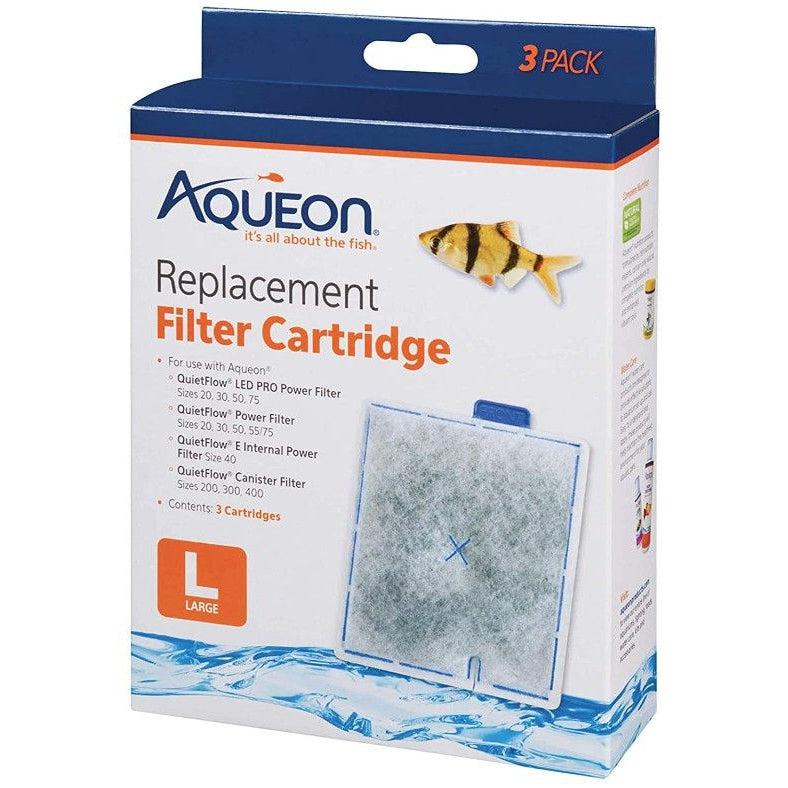 Aqueon QuietFlow Replacement Filter Cartridge-Fish-Aqueon-Large (3 Pack)-